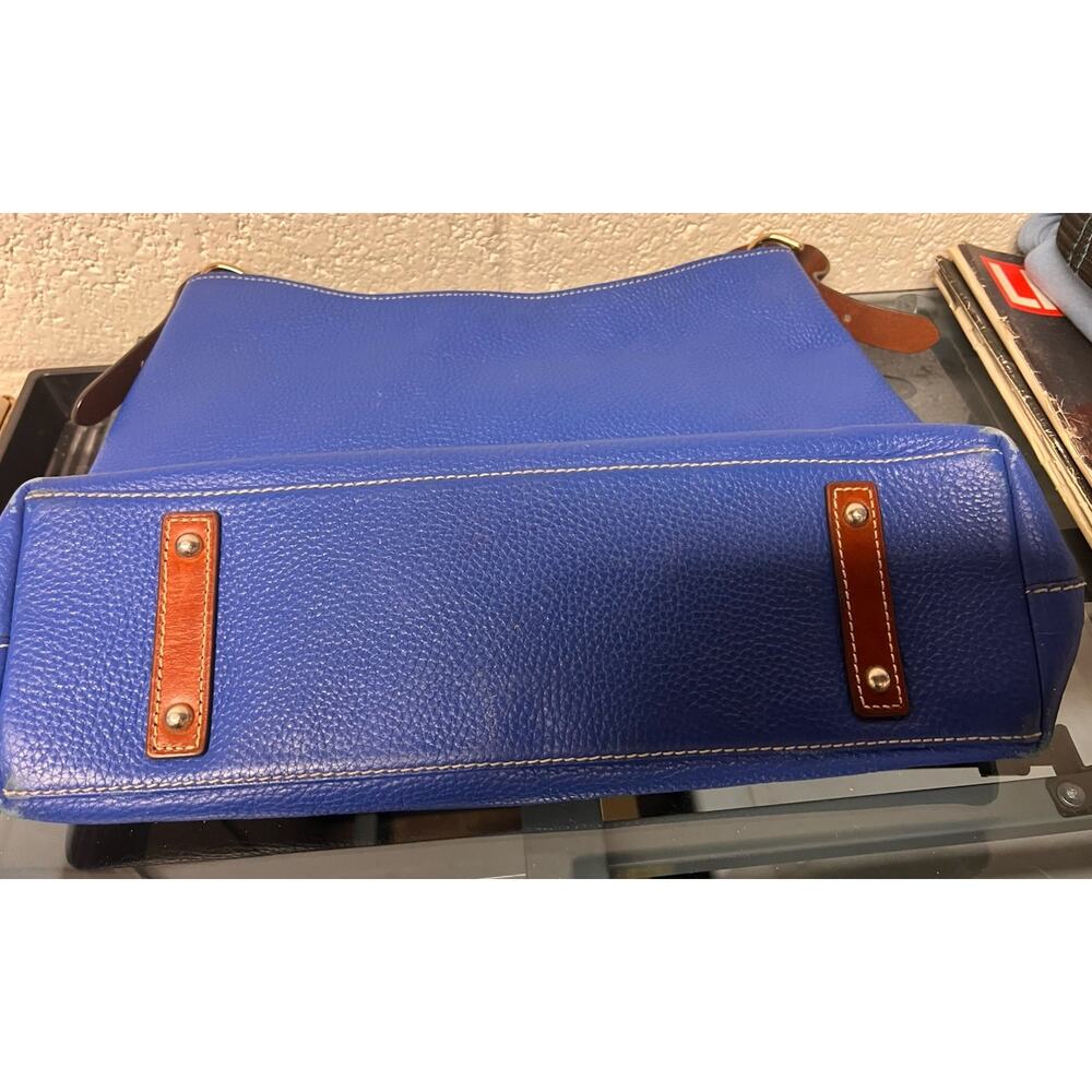 Dooney & Bourke Authentic Pebble Hobo Shoulder Handbag Bag - Blue - Picture 7 of 8